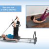 AeroPilates Magic Circle Pilates Ring with Workout DVD for Mat & Reformer Workouts - Fitness Ring Pilates Circle w/Padded Foam Grips - Arms, Chest and Inner Thigh Exercise Equipment