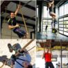 Gym Fitness Training Climbing Ropes - Indoor Outdoor Gym Exercise Workout Rope, 1.5'' in Diameter, 10 13 16 18 20 ft Available