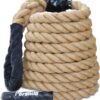 Perantlb Outdoor Climbing Rope for Fitness and Strength Training, Workout Gym Climbing Rope, 1.5'' in Diameter, Length Available: 8,10, 15, 20, 25, 30,40, 50 Feet…