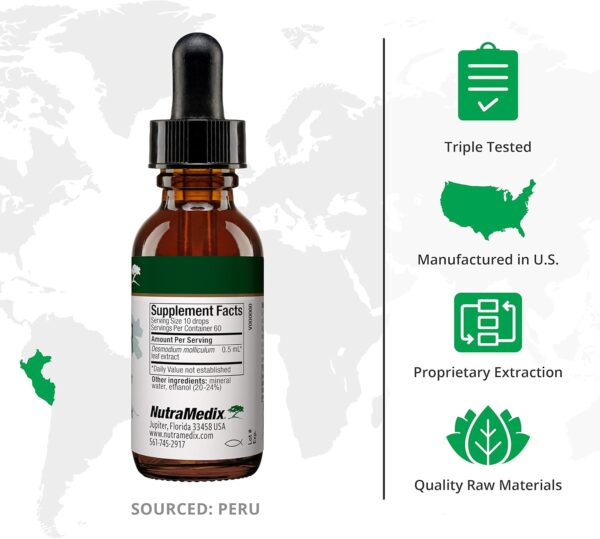 71eh0yqlEeL._AC_SL1500_.jpg NutraMedix Burbur Supplement - Supports Full Body Detox Cleanse for Women & Men - Promote Antioxidant & Microbial Support - Herbal Tincture Made with Manayupa Leaf Extract (1oz / 30ml)