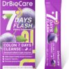 Colon 7 Days Cleanse, 7 Days Flash, Colon Cleanse, Detox & Digestive Support, Prune Flavor - 7 Packs