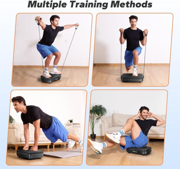 71el5vppAkL._AC_SL1500_.jpg MERACH Vibration Plate Exercise Machine, Vibration Plate for Lymphatic Drainage, Vibrating Plate Exercise Machine for Women Men, Workout Equipment for Home