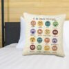 Counseling Office Must Haves Throw Pillow Cover Calming Corner Mental Health Pillowcase Decor for Home Kids and Fridens Mental Health Counselor Gifts Calming Corner Pillow Covers 18"x18" (Style B)
