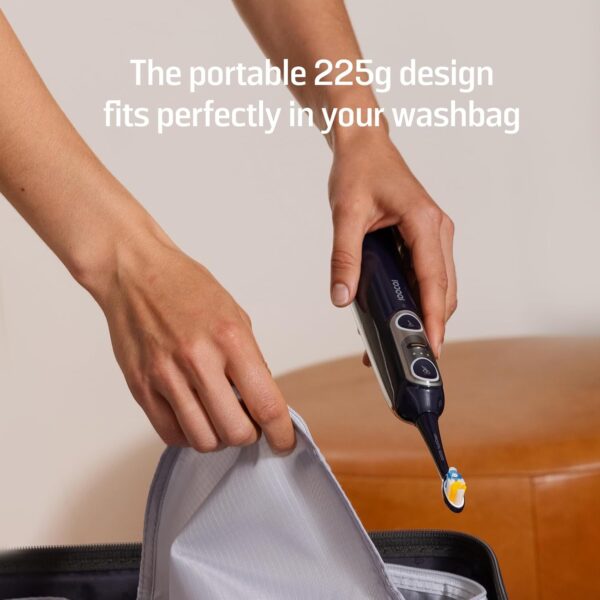 Soocas NEOS II - Electric Toothbrush with Water Flosser, Sonic Electric Toothbrush for Adults, Water Flosser for Teeth, Portable Cordless Oral Irrigator, 100% Plaque Removal, Dark Violet