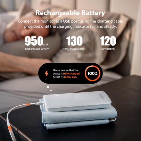 iHealth Neo Wireless Blood Pressure Monitor, Upper Arm Cuff, Bluetooth Blood Pressure Machine, Ultra-Thin & Portable, App-Enabled for iOS & Android