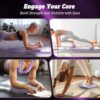 Pilates Board Multifunctional Abdominal Board, Foldable Ab Core Trainer Board, Abs Core Workout Exercise Reformers Set, Premium Pilates Reformer Set for Full-Body Workouts