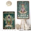 71fIG-IZVBL._AC_SL1080_.jpg Retro Yoga Girl Tin Sign Wall Decor Just Breathe Yoga Funny Inspirational Quote Wall Art Vintage Yoga Girl Tin Sign For Home Living Room Dorm Gym Wall Decor Idea Gifts For Family Friends 8x12 Inch