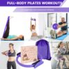 pilates ring circle set 13 pcs pilates equipment accessories for home workouts includes 9.8” pilates ball 12” magic circle yoga ring and resistance bands for women pilates ring and ball set gift