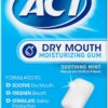 ACT Dry Mouth Moisturizing Gum, 20 Pieces, With Xylitol, Sugar Free Soothing Mint
