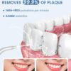 Water Flosser Teeth Pick: 9 Jet Tips Cordless Oral Irrigator with 300ML, 5 Modes Portable Power Dental Flossers, IPX7 Waterproof Rechargeable Electric Waterflosser Machine for Home Travel, Black