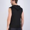 Real Essentials 3 Pack: Mens Dry-Fit Active Hooded Tank Top - Workout Sleeveless Hoodie Drawstring (Available in Big & Tall)