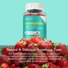 2 Pack Ashwagandha Gummies with L-theanine, 3000mg Ashwa Root Supplement Gummy for Women Men, 120 Strawberry Flavored Gummies