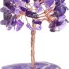 Handcrafted Amethyst Crystal Tree for Positive Energy, Elegant Home Decor,Natural Healing Gemstone Bonsai Tree, Perfect for Meditation, Reiki, and Feng Shui Ideal Gift for Birthdays, Anniversaries