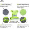 GoxRunx 2 Pack Reflective Vest Running Gear Ultralight Runner Safety Vest+Armbands & Bag