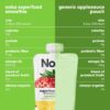 Noka Superfood Fruit Smoothie Pouches Variety Pack, Healthy Snacks with Flax Seed, Plant Protein and Prebiotic Fiber, Vegan and Gluten Free Snacks, Organic Squeeze Pouch, 4.22 oz, 6 Count