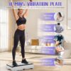 71fvFBNiQ2L._AC_SL1500_.jpg Vibration Plate Exercise Machine,Bluetooth Power Vibrate Fitness Platform,9 Modes Home Vibration Plate for Lymphatic Drainage,Whole Body Workout Vibrating Equipment for Weight Loss