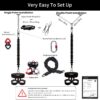 PRIOR FITNESS Bungee Fitness Set Yoga Bungee Cord Rope Resistance Air Dance Rope Exercise Fitness Home Gym Professional Training Equipment