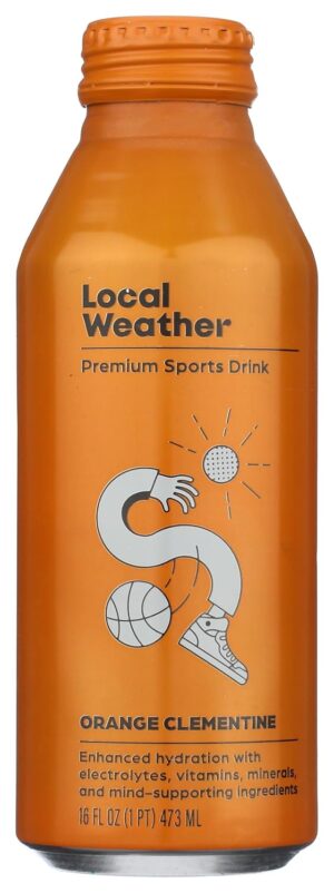 Local Weather Orange Clementine Sports Drink, 16 FZ