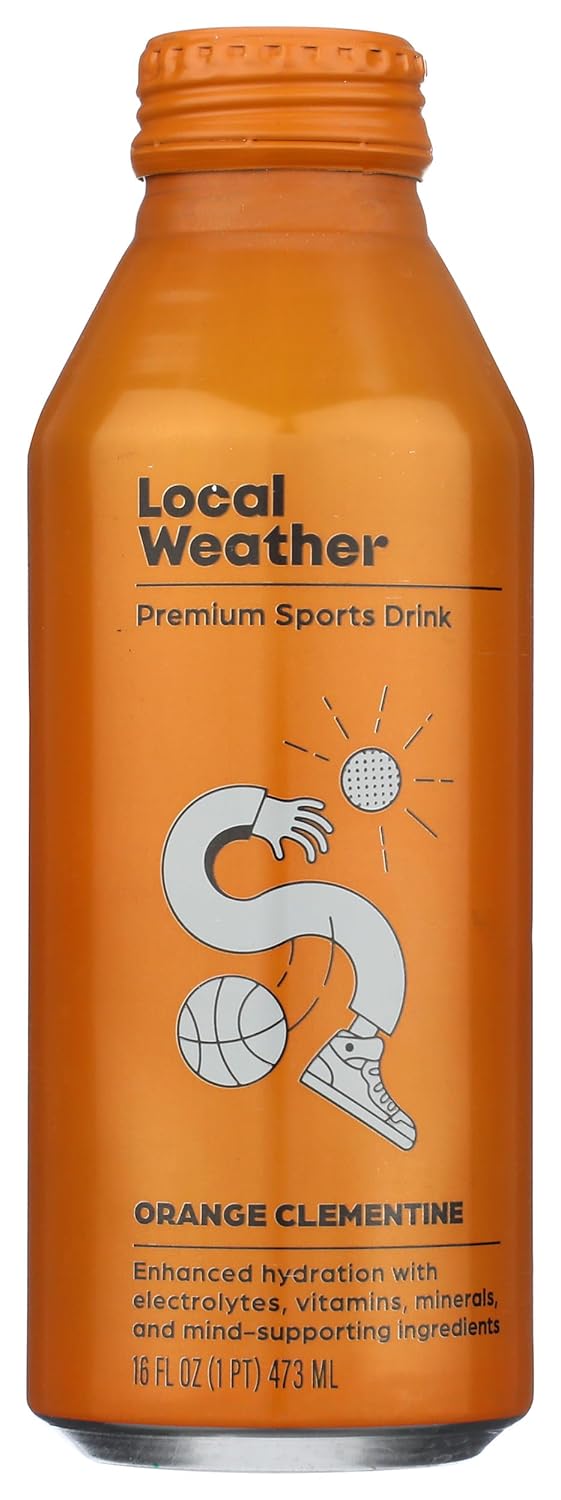 Local Weather Orange Clementine Sports Drink, 16 FZ