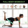 Non-Slip Fabric Resistance Bands for Working Out, Loop Exercise Bands for Booty Leg, Butt, Glute, Stretch Workout Bands for Women & Men, Hip Elastic Bands for Home Gym Fitness, Yoga, Pilates