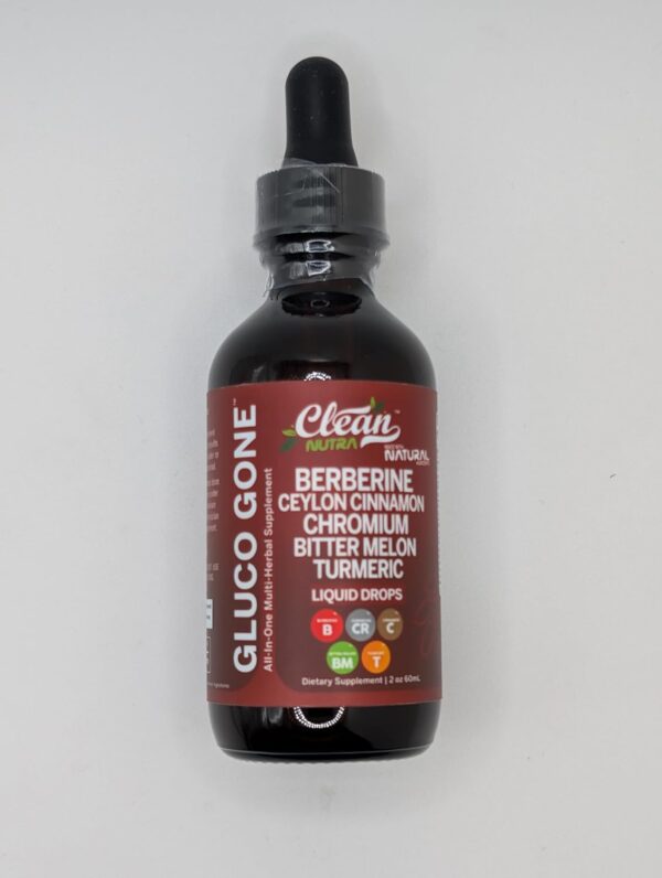 Organic Ceylon Cinnamon Berberine Liquid Drops Supplement with Bitter Melon Extract, Glucomannan, Gymnema, Chromium, Turmeric, Organic Panax Ginseng, Apple Cider Vinegar, Moringa Powder Vegetarian