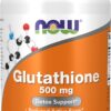 NOW Foods Supplements, Glutathione 500 mg, With Milk Thistle Extract & Alpha Lipoic Acid, Free Radical Neutralizer*, 60 Veg Capsules