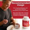 Health Plus Colon Cleanse Digestive Support | All Natural Daily Fiber for Toxin Elimination To Reduce Bloating | Supports Heart Health | 48 Ounces, 194 Servings