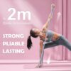 Figure 8 Resistance Band, Elastic Band, Stretch Bands, for Arm,Shoulder, Back,Leg Stretching, Upper Body Workout Equipment, Portable Home Office Elastic Ropes for Yoga, Pilates