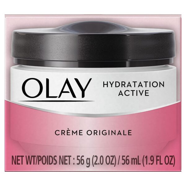 71gZiyYyzaL._SL1500_.jpg Olay Active Hydrating Cream Face Moisturizer, 1.9 fl oz