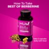 HUM Best of Berberine Supplement 1200mg - Pure Potency for Metabolic Wellness, Enhanced with BioPerine for Maximum Absorption (60 Capsules)