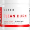 Kaged Thermogenic Powder | Clean Burn | Orange Mango | Men & Women | Weight Management Supplement | Organic Caffeine | Apple Cider Vinegar | 30 Servings