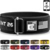 Self-Locking Weight Lifting Belt - Premium Weightlifting Belt for Serious Functional Fitness, Weight Lifting, and Olympic Lifting Athletes - Lifting Support for Men and Women - Deadlift Training Belt