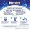 Efferdent Retainer Cleaning Tablets, Denture Cleaning Tablets for Dental Appliances, Minty Fresh & Clean, 44 Count