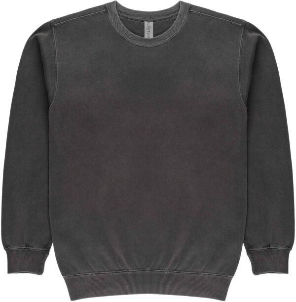 403 Pigmented Dyed Crewneck Pullover Sweatshirt Soft Handfeel 3 End Fleece 80% Cotton 20% Poly 9.5 Oz 340 GSM