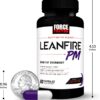 Force Factor LeanFire PM Weight Loss Pills for Women & Men, Fat Burner & Overnight Weight Loss Pills to Burn Fat, Boost Metabolism, Improve Sleep, Powerful Formula for Incredible Results, 60 Capsules