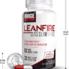 FORCE FACTOR LeanFire with Next-Gen SLIMVANCE Advanced Thermogenic Fat Burner for Weight Loss with B Vitamins and Capsimax to Boost Metabolism, Increase Energy, and Enhance Focus, 60 Capsules
