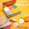 Shower Steamers Aromatherapy - Valentine's Day Gift for Women, Gift Box of 6 Premium Shower Bombs with Essential Oils, Relaxing Home Spa, Stocking Stuffers for Family, Green
