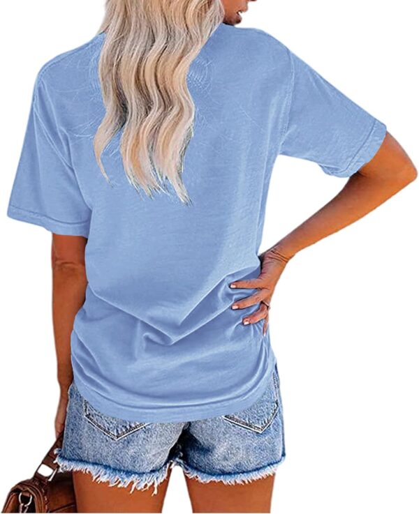 MaQiYa Womens Cute Sunflower Graphic Printed Tee Shirts Vintage Short Sleeve Cotton Shirts Tops