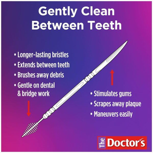 The Doctor's BrushPicks Interdental Toothpicks, 275 Picks