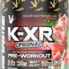 K-XR Pre-Workout Energy Powder | Intense Energy Pre-Workout Drink for Men and Women| Creatine Free | Improves Performance - Enhanced Focus & Increased Endurance | 30 Servings (Sour Watermelon)