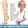 Bluemaple 6 Pack Copper Compression Socks for Women and Men Circulation-Best Support for Medical, Running,Nursing,Athletic