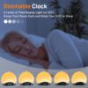 Sound Machine White Noise Machine with 25 Soothing Sounds, 17 Night Lights, 5W Stereo Bluetooth Speaker, Sleep Timer, Wake Up Light Sunrise Alarm Clock for Bedrooms, Ideal Gift for Baby, Kids, Seniors