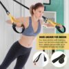 71hJ4k9eTLL._AC_SL1500_.jpg Home Resistance Training Kit, Extension Strap Door Anchors,Powerlifting Strength Workout Straps Full Body Complete Home Gym Body Core Exercise