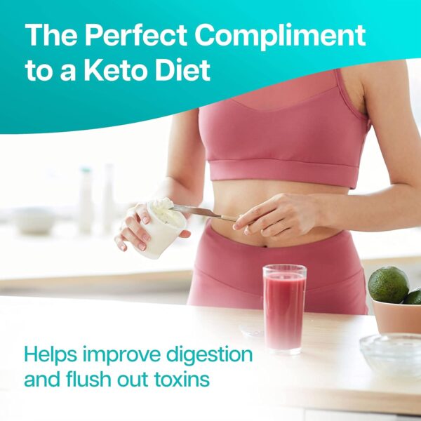 Keto Detox Cleanser - Keto Pills Liver Supplement for Men & Women - Keto Supplement Detox Pills Fasting Supplement for Colon Health, Kidney Support & Boosts Metabolism 60 Capsules