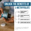 L Methyl Folate 15mg Plus Methyl B12 Cofactor – High Potency, Active 5-MTHF Form - Supports Mood, Methylation, Cognition – Bioactive Forms of Vitamin B9 & B12 (60 Capsules – 60 Servings)