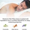 Deep Sleep Pillow Spray Lavender Chamomile Essential Oil Aromatherapy Mist for Sleep Relaxation Calming Stress Relief Bedtime Shower Spray Luxury Gift