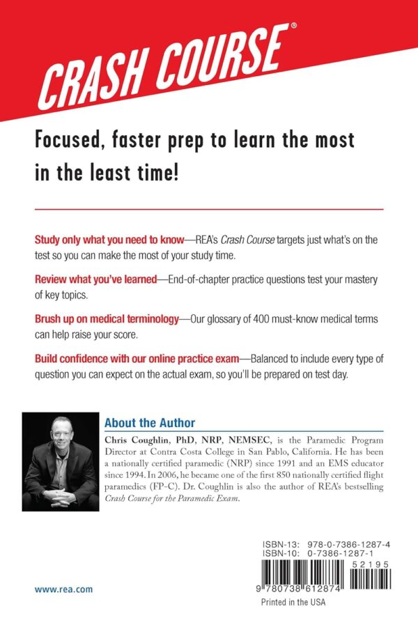 EMT (Emergency Medical Technician) Crash Course with Online Practice Test, 3rd Edition: Get a Passing Score in Less Time (EMT Test Preparation)