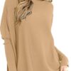 LIYOHON Oversized T Shirts for Women Tunic Tops to Wear with Leggings Long Sleeve Fall Sweaters Dressy Tops