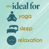 Florensi Meditation Cushion - Comfortable Floor Pillow - Traditional Crescent Meditation Pillow with Beautiful Velvet Cover - Large Floor Cushion Seating for Adults - Premium Yoga Buckwheat Bolster