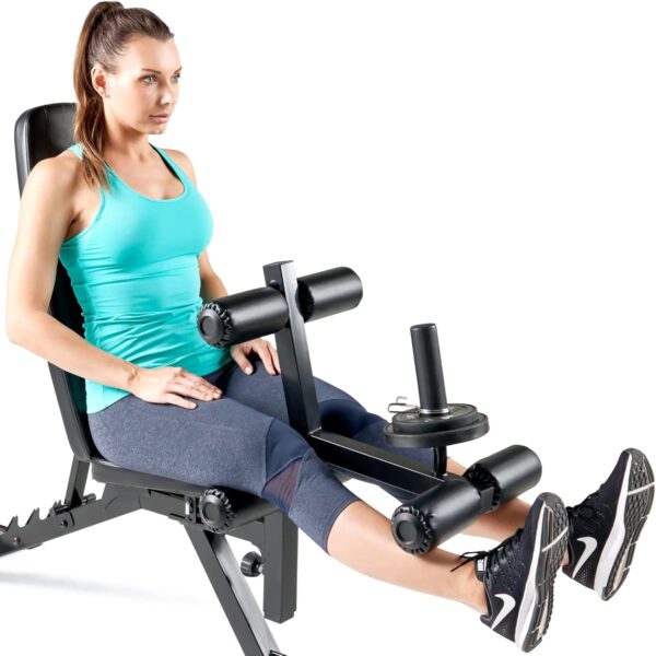 71hx828LZoL._AC_SL1500_.jpg Marcy Adjustable Weight Bench w/Dual Leg Developer for Home Gym Workouts